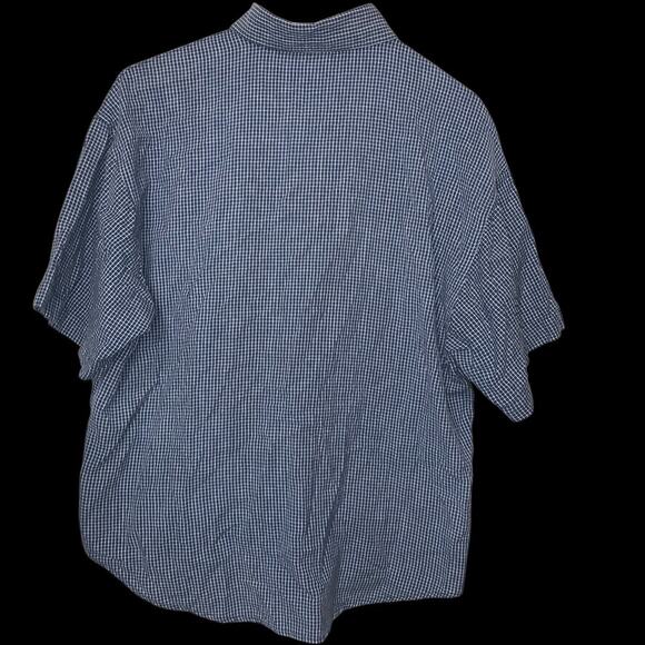 Maggie & Max Blue Gingham Embroidered Floral Button Down Shirt Women’s M - Picture 8 of 8